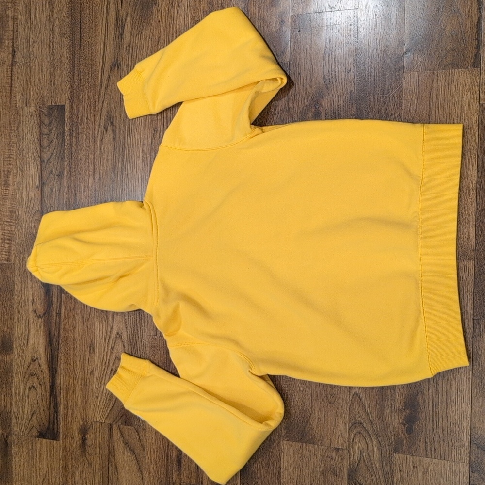 Boys Champion yellow & blue hooded sweatshirt size XL - Picture 4 of 4